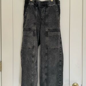 LIKE-NEW GAP Denim High-Rise Wide-Leg Pants